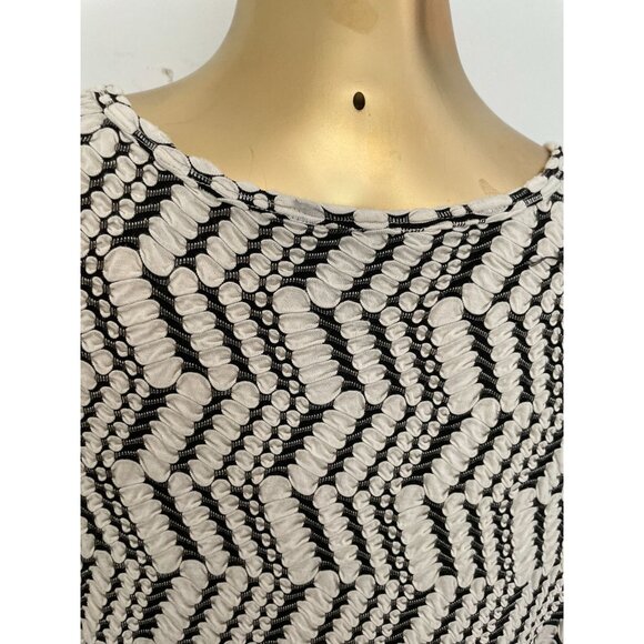 Ali Miles Women's 2X Textured Soft Fabric Design Dress - Picture 8 of 9